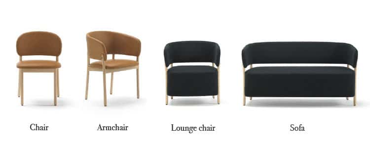 Muebles de la colección RC Wood con diferentes acabados - Muebles de diseño por Blasco&Vila