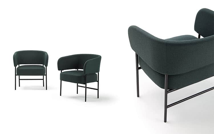 Silla Easy Chair de la colección RC Metal - Muebles de diseño por Blasco&Vila