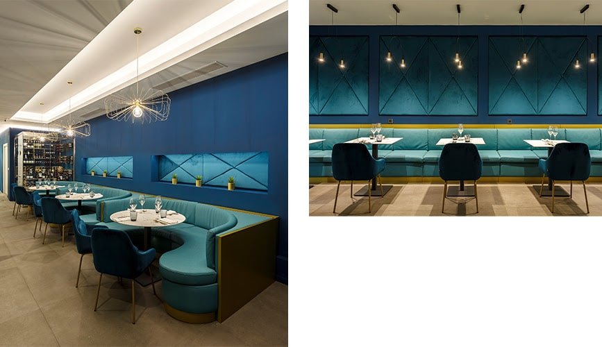 Fotos muebles Blasco&Vila en Restaurante Escena