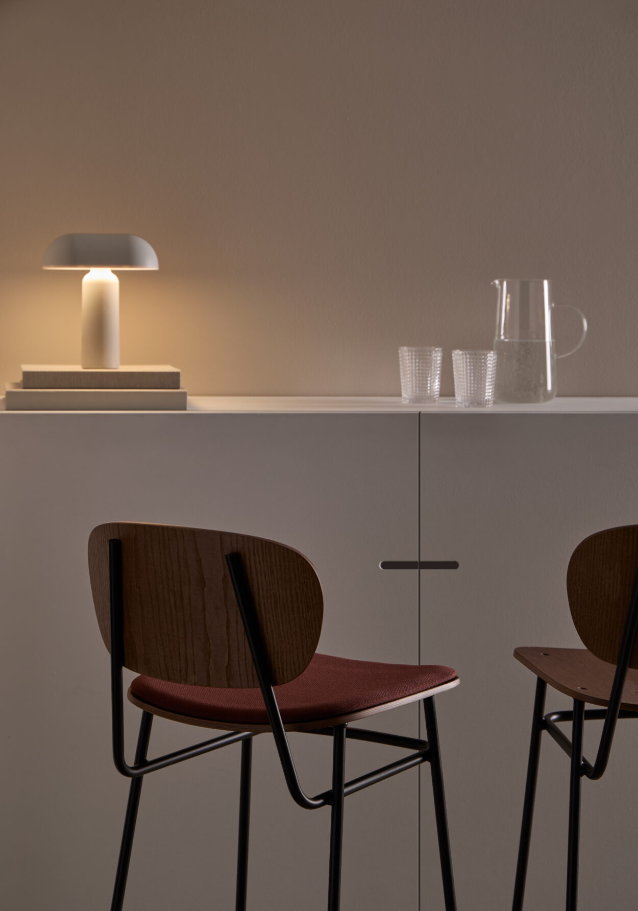 FOSCA <br /> High stool (Upholstered S/B) - Image 12