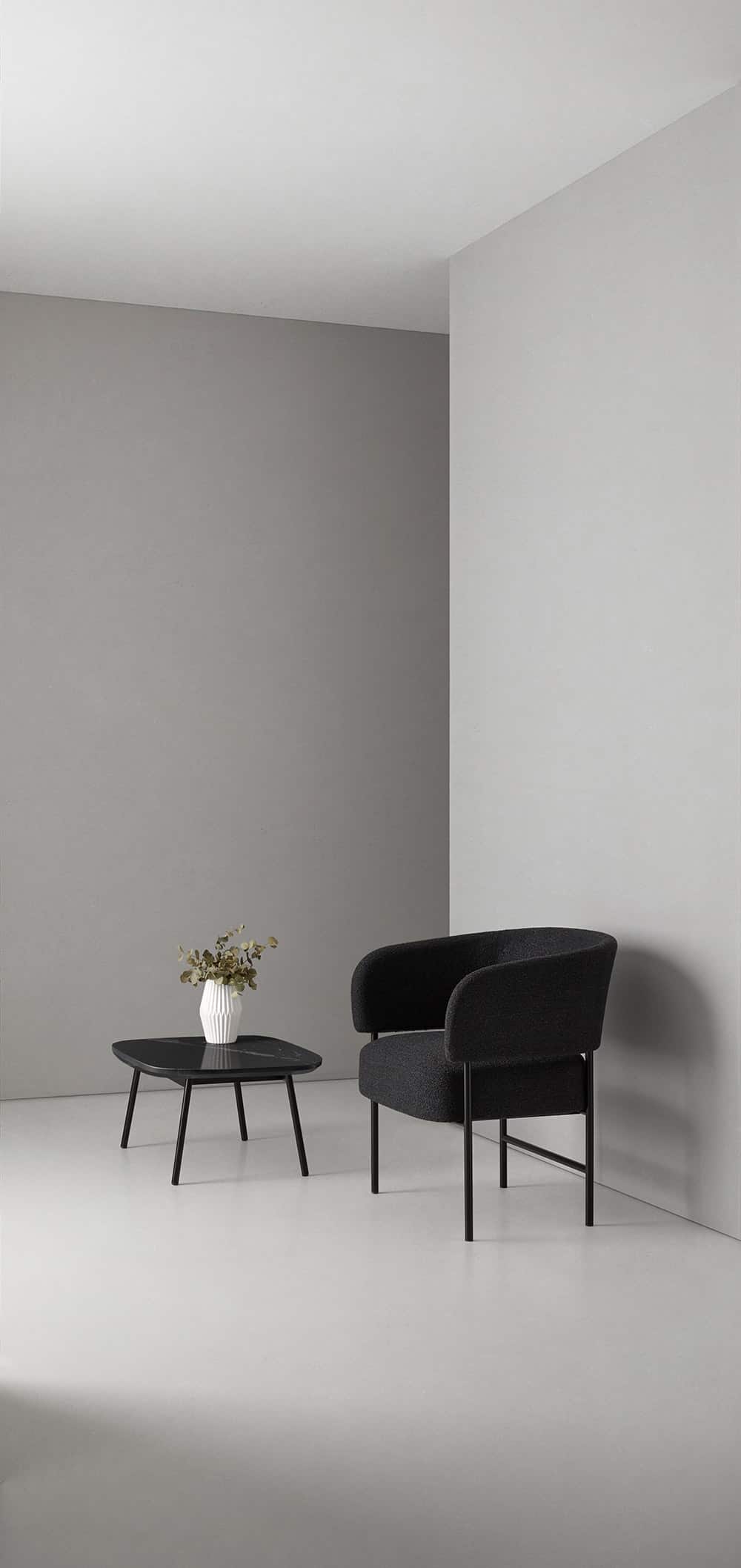 Foto ambiente Mesa auxiliar de la colección RC METAL - Muebles de diseño - Blasco&Vila