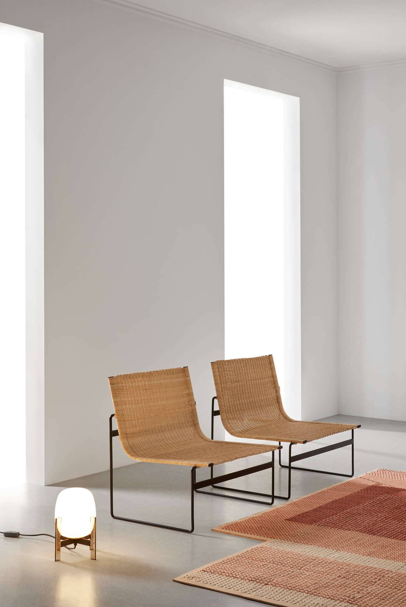 Foto Ambiente Butacas de Ratán de la colección Formentor - Muebles de diseño por Blasco&Vila