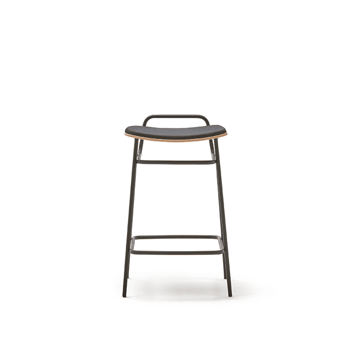 Taburete fosca - Taburete Asa Medio con asiento tapizado - Mueble de diseño por BlascoVila