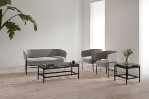 Foto ambiente Easy Sofa con Easy Chair de la colección RC Metal