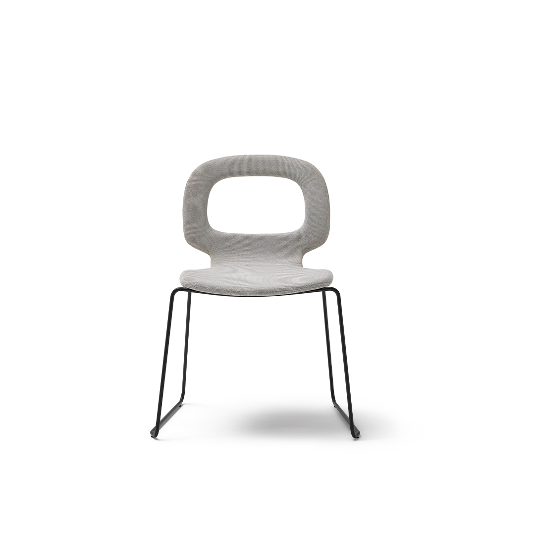 HALO Handle Chair Sled Base (Smooth Upholstered)