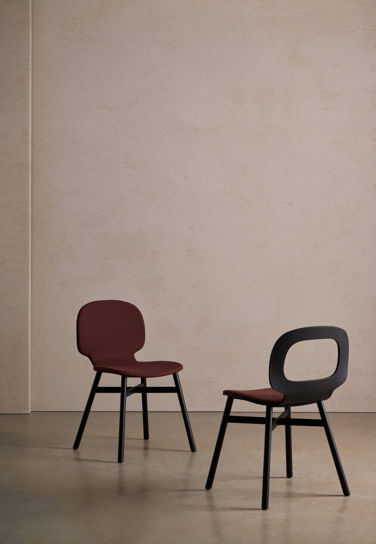 HALO Silla Patas Madera (Tapizado Liso) - Imagen 4