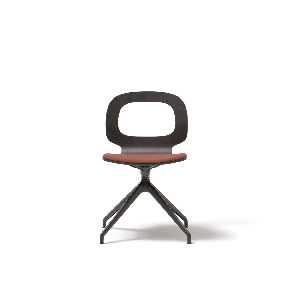 HALO Office Silla con Asa Base Giratoria Piramidal (Asiento Tapizado)