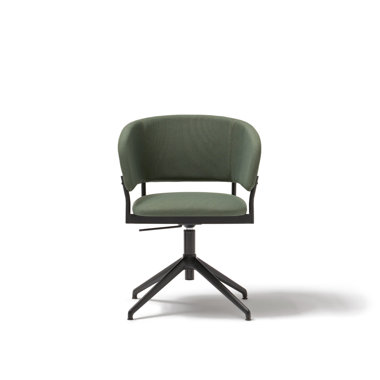 RC Metal Silla con Brazos Base Giratoria Piramidal Elevable