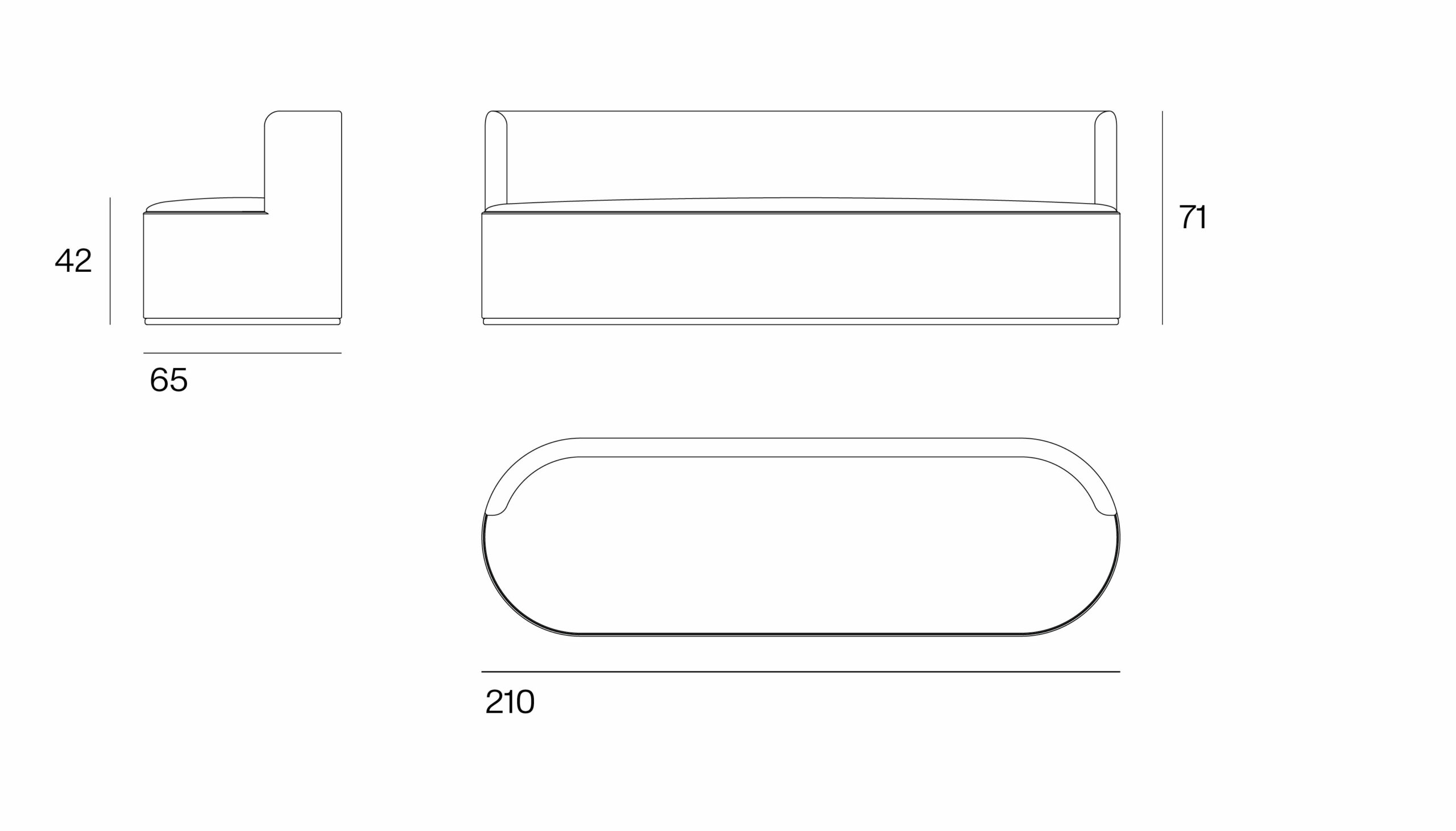 Mant Sofá Recto Blasco&Vila